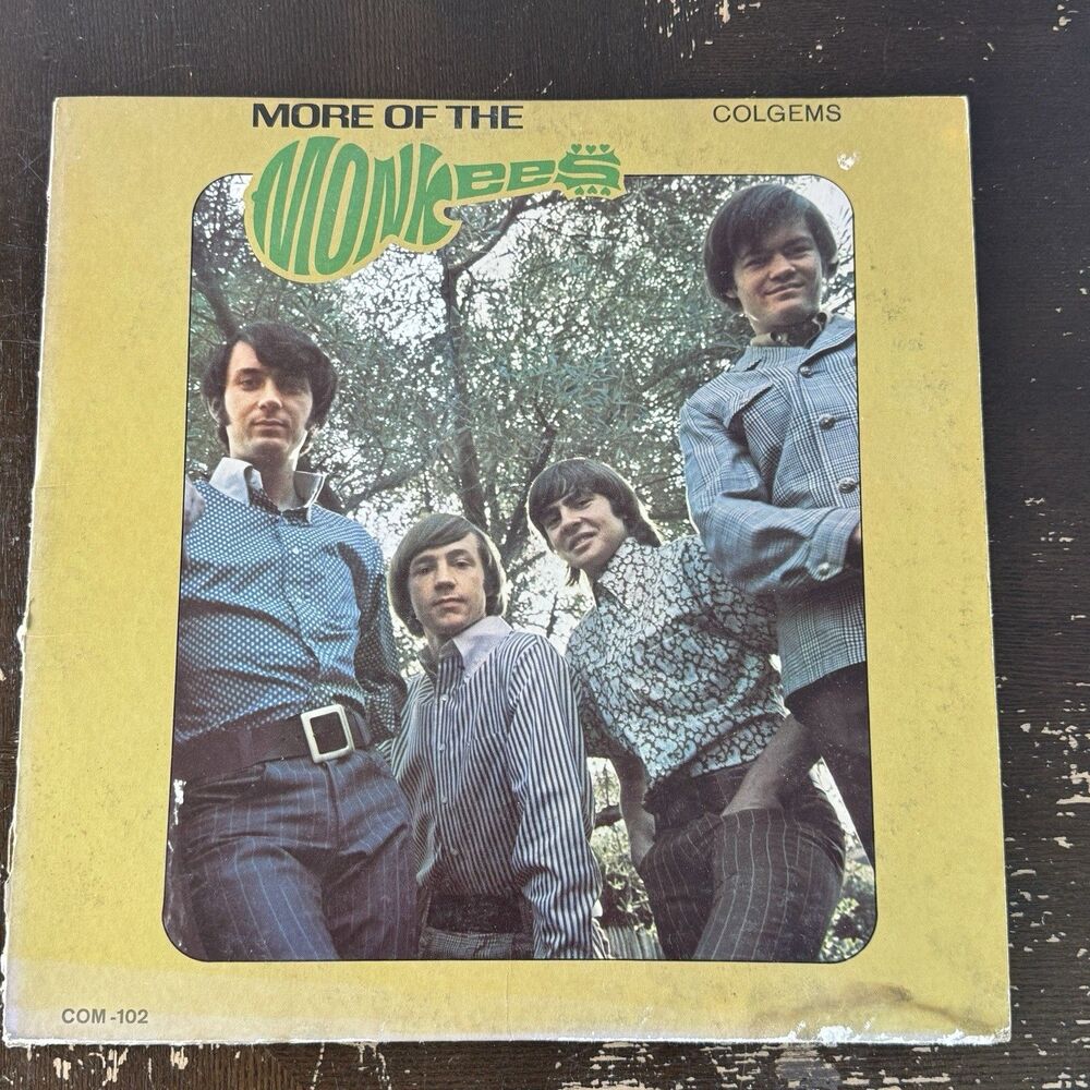 Monkees More Of First First Pressing Mono VG+ Vinyl VG Sleeve Colgems COM-102